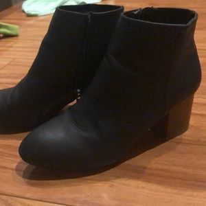Loft black booties